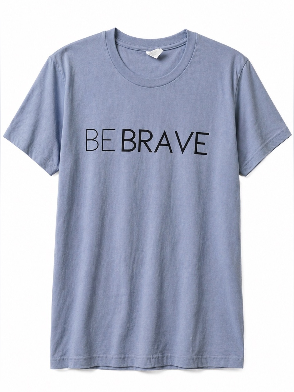 Be Brave Periwinkle Blue Graphic Tee